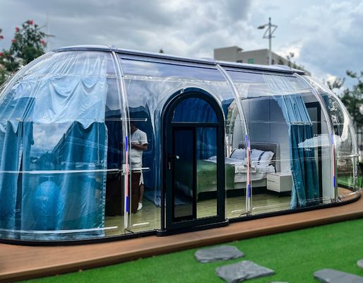 Купить Современный стиль Звездная комната Глампинг купол Дом и ресторан с готовой хижиной для продажи ПК Домашняя палатка online manufacture