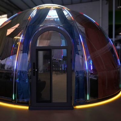 Купить Лучшая цена Полный дом Внешний полный 360 ° Прозрачность Пузырь палатка Чистый Prefab PC Dome House online manufacture