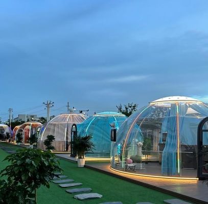 Luxury Outdoor Transparent Inflatable Bubble Lodge для кемпинга и гостиничного палатка Удобный дом с куполом
