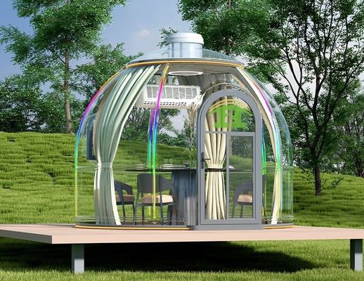 Luxury Eco Prefab Прозрачный Гостиничный Купол Палатка Дом Пустыня Пузырь Купол Комната Дом Палатка