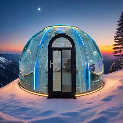 Внешний полный 360° Прозрачность пузырь палатка Чистый иглу Лучший геодезический дом пузырь купол