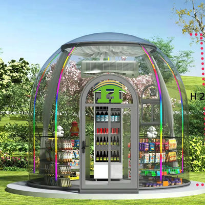 Популярная продажа Внешний водонепроницаемый кемпинг Bubble House Dome Hotel Модульная палатка с ванной